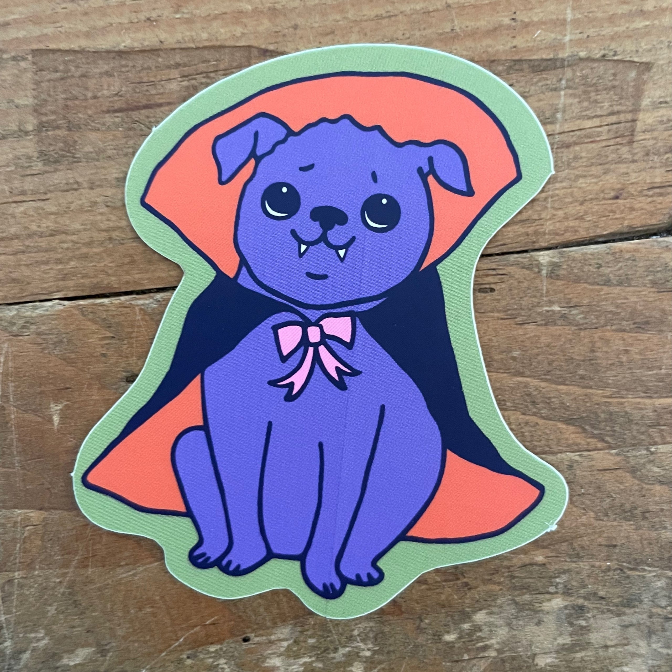Vampire Dog Sticker My Site Vampire Dog Sticker My Site