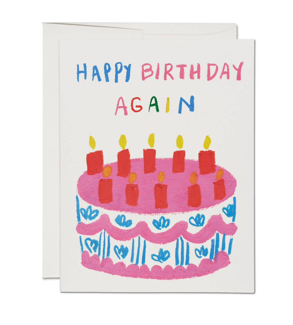 Happy Birthday Again Card My Site